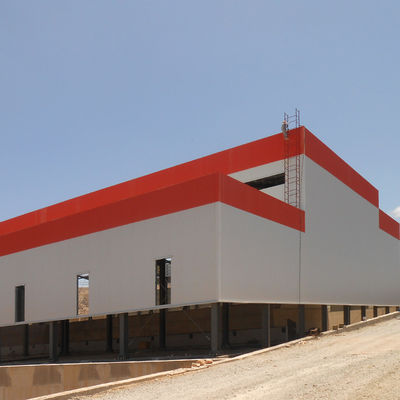 Gelaste verbinding geprefabriceerde metalen constructies staal frame Building OEM