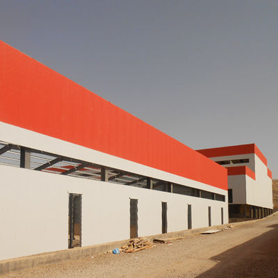Gelaste verbinding geprefabriceerde metalen constructies staal frame Building OEM