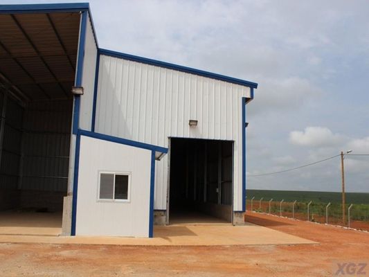 Geverfde staalhanger industriële voorgefabriceerde opslagplaats