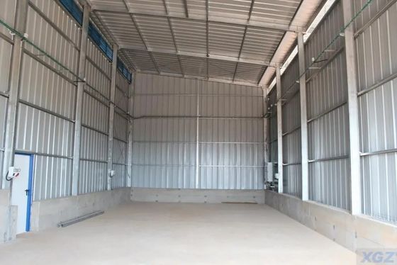 Geverfde staalhanger industriële voorgefabriceerde opslagplaats