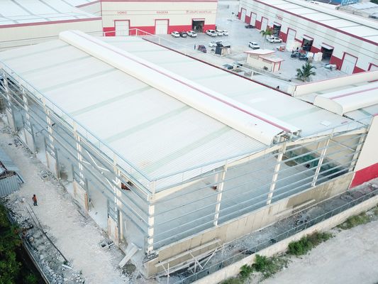 Goedkoop Prefabricated Workshop Prefab Steel Structure Hangar Storage Warehouse Metalen gebouw