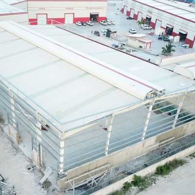 Voorgefabriceerde lichtstaalconstructie magazijngebouw afneembare waterdicht
