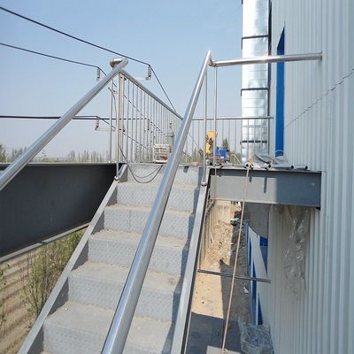 Grote span geprefabriceerde staalgebouwen magazijn antiroestverf
