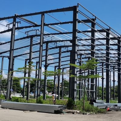 Anti-roest schilderen Metalen werkplaats Gebouwen Geprefabriceerd metalen magazijn ODM