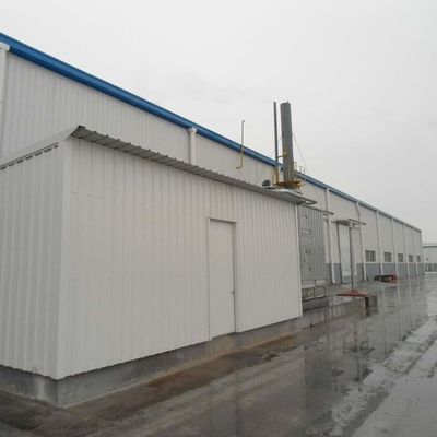 Geverfd staalbalk magazijn Prefab staal magazijn gebouwen CE-certificaat