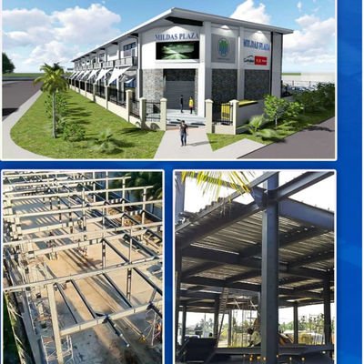 Moderne staalconstructie op maat Waterdichte staalconstructie