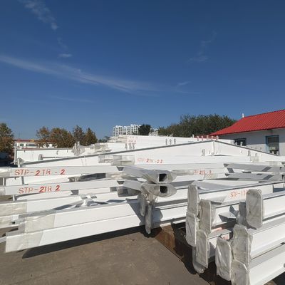 Op maat gemaakte staalconstructie magazijngebouw met H-afdeling balken