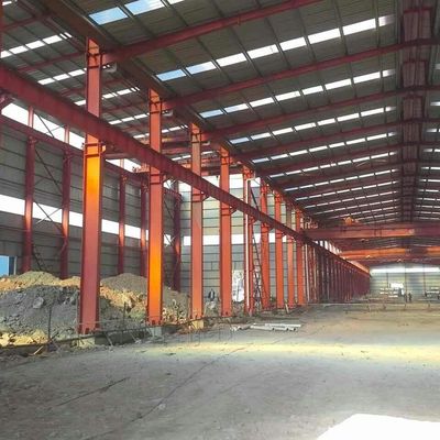 Waterdicht staalconstructie werkplaats laag koolstofbrandwerkplaats prefab metaal