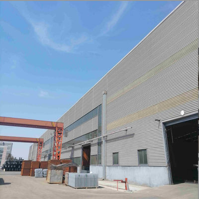 Gegalvaniseerde metalen vliegtuigenhangar Metalen magazijngebouwen Q355B
