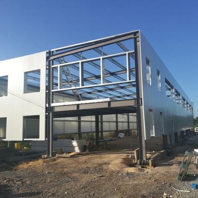 Q355B Staalframe Meerdere verdiepingen Staalconstructie kantoorgebouw