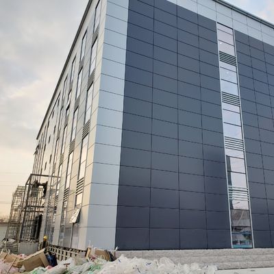 Q355B Staalframe Meerdere verdiepingen Staalconstructie kantoorgebouw
