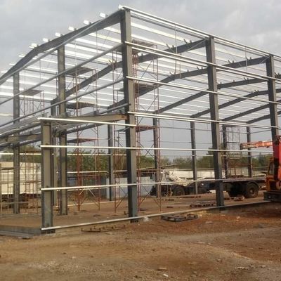 Voorgefabriceerde staalconstructies Warehouse Q345 Steel Warehouse Building