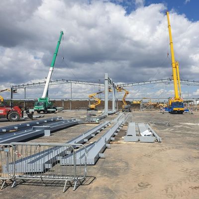 Voorgefabriceerde staalconstructies Warehouse Q345 Steel Warehouse Building