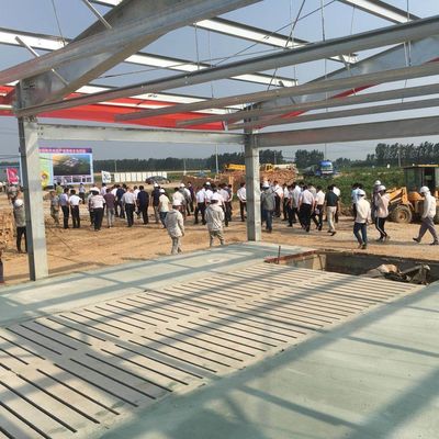 Q345B Voorgefabriceerde industriële staalgebouwen