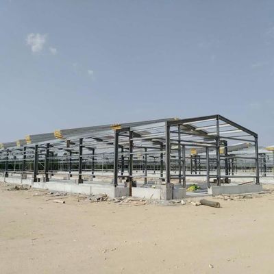 Pre-engineered veehouderij Huis Kip Steel Structure Warehouse