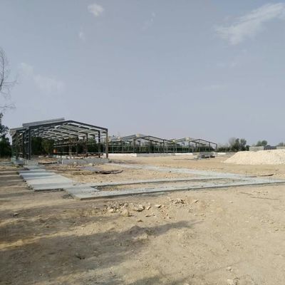 Pre-engineered veehouderij Huis Kip Steel Structure Warehouse