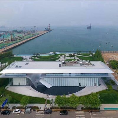 SGS Steel Frame Office Buildings Q235B Sea View Metal Frame Buildings