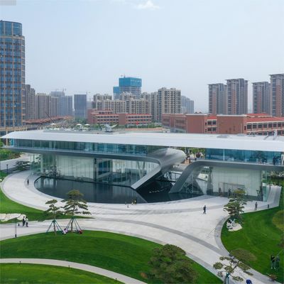 Prefabriceerde Stalen Gebouw H-Sectie Structuur Aangepaste Maten