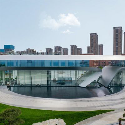 Prefabriceerde Stalen Gebouw H-Sectie Structuur Aangepaste Maten