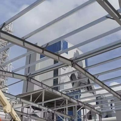 Op maat gemaakte warm gegalvaniseerde prefab staalwerkplaatsstructuur