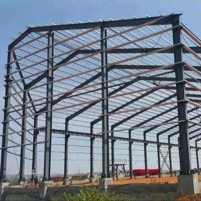 SGS Steel Structure Warehouse Customized Prefab Warehouse Gebouw