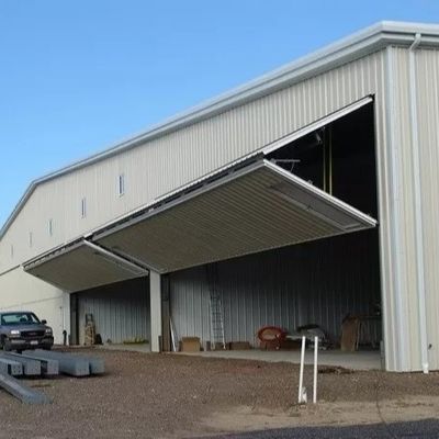 ODM Structural Steel Hanger Modulaire Corrosiebestendigheid Prefab Aircraft Hangar
