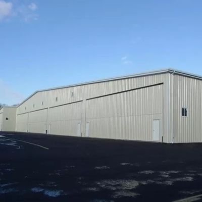 ODM Structural Steel Hanger Modulaire Corrosiebestendigheid Prefab Aircraft Hangar