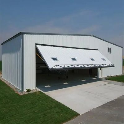 Voorgefabriceerde metalen hangar gebouwen warmte-isolatie staal gebouw hangar