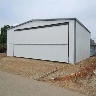 Voorgefabriceerde metalen hangar gebouwen warmte-isolatie staal gebouw hangar