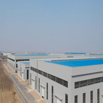Q235 Staalconstructie Gebouw Roestvrije verf Voorgefabriceerd metalen frame