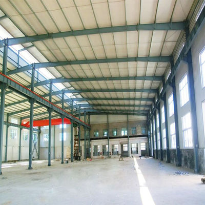 Q235 Staalconstructie Gebouw Roestvrije verf Voorgefabriceerd metalen frame