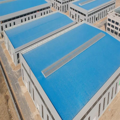 Q235 Staalconstructie Gebouw Roestvrije verf Voorgefabriceerd metalen frame