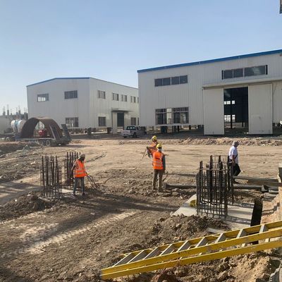 Q355B Staal geprefabriceerde huizen Op maat gemaakte geprefabriceerde staalopslagplaats
