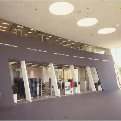 Lichte staalstructuur Prefab metaal magazijn gebouw tentoonstellingszaal