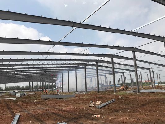 C Purlin Steel Structure Warehouse Op maat gemaakte prefabricated constructie