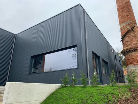 Gepersonaliseerde staalconstructies Warehouse Industrieel geprefabriceerd metalen gebouw