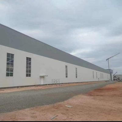 Hoogbouwstaalconstructie Warehouse Hot Galvanized OEM