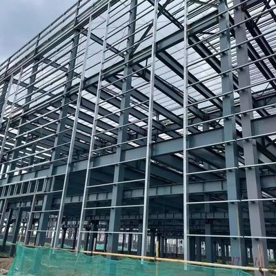 Korrosiebestendig geprefabriceerd metaalafvalgebouw OEM Met portaalframe