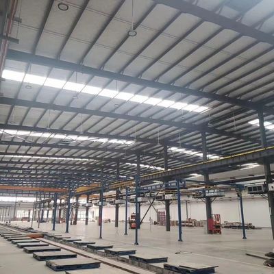 Prefab industriële staalconstructiefabriek Pre-engineered bouwproject voor magazijn