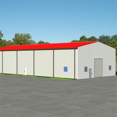 Aanpasbare staalconstructie voor grote fabrieken met vrij ontwerp