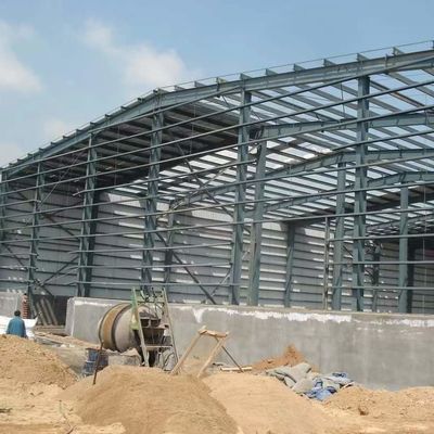 Goedkope staalconstructie Prefabricated Building Goedkoop magazijn