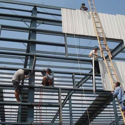 Goedkope staalconstructie Prefabricated Building Goedkoop magazijn