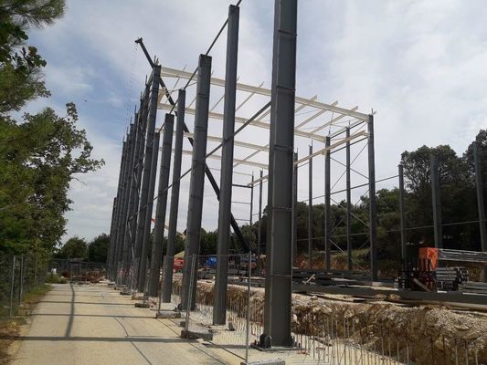 Staalconstructie Hangar Voorafgebouwd warmgewalst gegalvaniseerd magazijn Gebouw Schuur