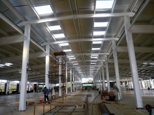 Staalconstructie Hangar Voorafgebouwd warmgewalst gegalvaniseerd magazijn Gebouw Schuur