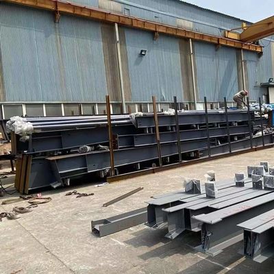 Steenkolom en staalbalk, gepolijst of gegalvaniseerd, voor de bouw van een staalafdeling