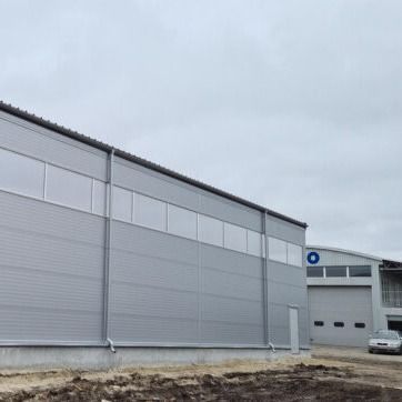 Vinnige constructie Staalconstructie magazijn Milieu kantoorgebouw