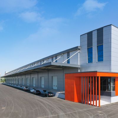 SGS Steel Structure Warehouse Customized Prefab Warehouse Gebouw