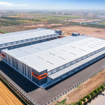 SGS Steel Structure Warehouse Customized Prefab Warehouse Gebouw