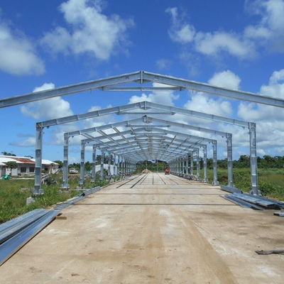 Eco Friendly Steel Workshop Structure met hoek staal kniebeugel