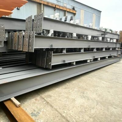 Steenkolom en staalbalk, gepolijst of gegalvaniseerd, voor de bouw van een staalafdeling
